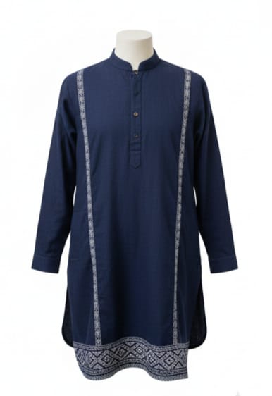 Blue Ethnic fusion kurta